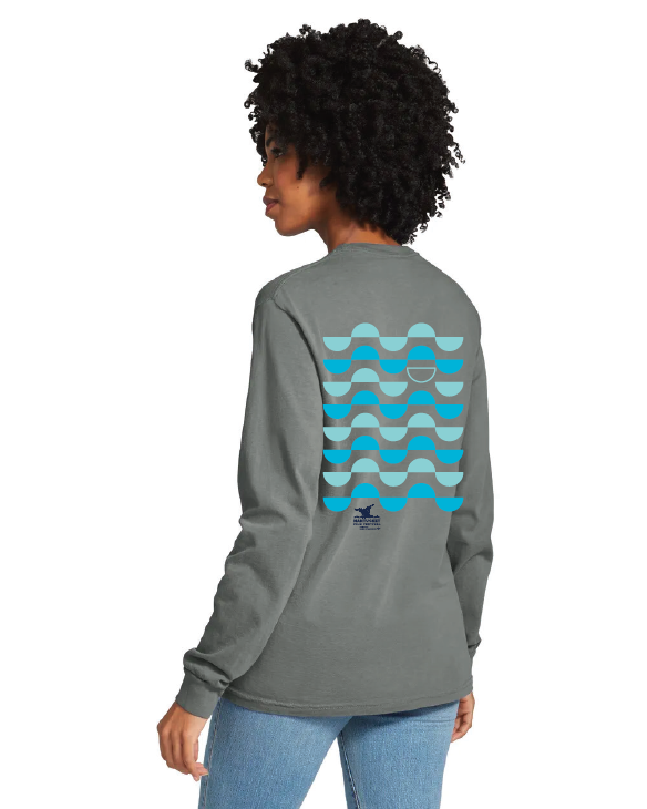2024 Ripples Long Sleeve T-shirt - Grey