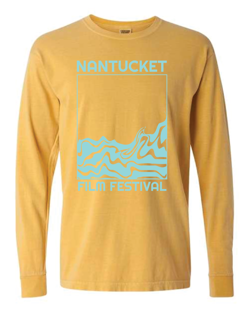 2024 Wave Long Sleeve T-shirt - Mustard