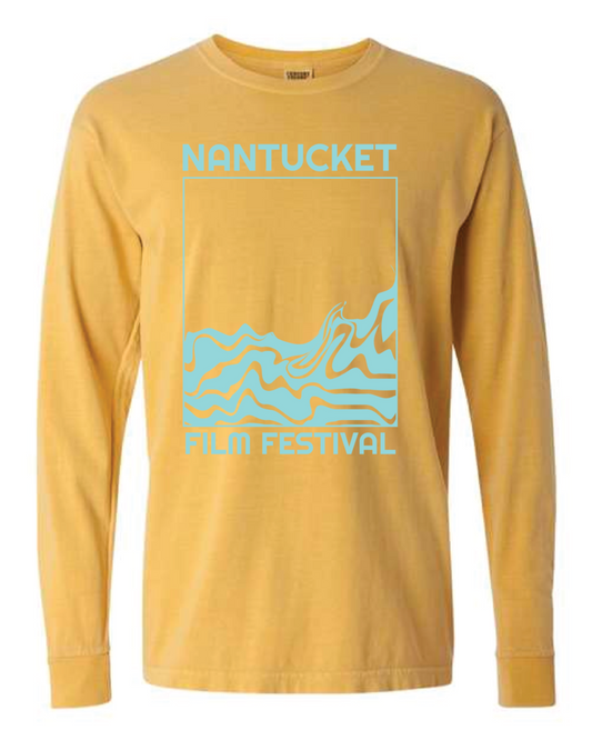 2024 Wave Long Sleeve T-shirt - Mustard